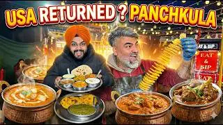 USA Return selling Street Food in Panchkula | Street Food India