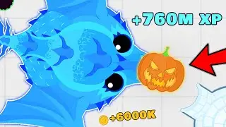 I FARMED +750 MILLION XP BY HALLOWEEN PUMPKIN IN MOPE.IO