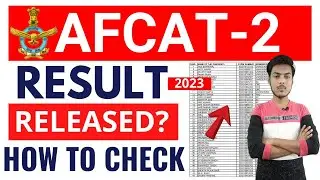 afcat 2 result 2023 | how to check afcat 2 result 2023 | mahir academy