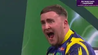 Luke Littler vs Rob Cross Final leg - 2025 World Darts Championship