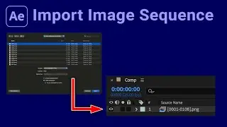 Import Image Sequence in After Effects (PNG, JPG, &hellip;)