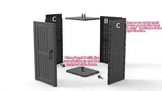 Fancyango Outdoor Resin Storage Shed Installation Tips: Weather-Resistant Setup