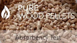 Pure Wood Pellets Absorbency Test