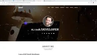 Freebie  Roxy One Page Personal Portfolio Bootstrap HTML5 Template