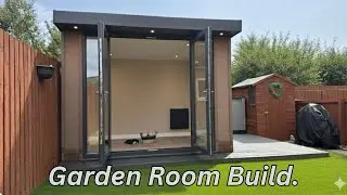 Garden Room Office build.  Start to finish.  Shack house company.