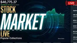 Tariffs raised to 15%, IRAN, & MEXICO - Feb 23 - Stock Market LIVE, Live Trading, Stock News