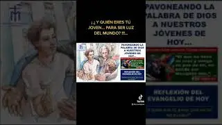 PAVONEANDO LA PALABRA DE DIOS A NUESTROS J&Oacute;VENES DE HOY&hellip; #oracionescatolicas #reflexionesdevida