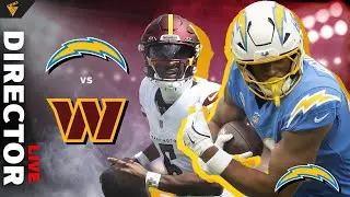 Chargers vs Commanders: Watch Party Week 5 (2025) | Director LIVE