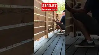 DIY deck railing #diy #woodworking #carpentry #diyprojects