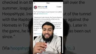 ВАЖНЫЕ НОВОСТИ! &laquo;Торонто Рэпторс&raquo; связались с Ламело Боллом 👀