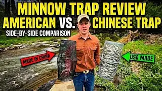 AMERICAN made VS CHINESE made MINNOW TRAP!!!!! #minnowtrapping #minnow #gees