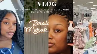 VLOG| GETTING READY FOR LABOR | HAIR APPOINTMENT |SHOPPING FOR HOSPITAL BAG |FAMILY ￼DAY + SKINCARE