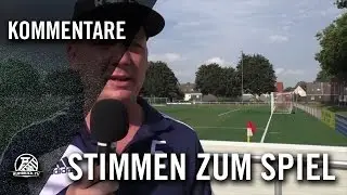 Die Stimme zum Spiel (DJK Eintracht Dorstfeld &ndash; DJK BW Huckarde II, Kreisliga B1, Kreis Dortmund)