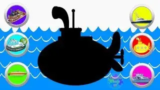 Water Vehicles - Boat and Ships Names for kids Education Puzzle TV