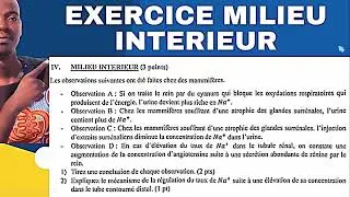 Milieu Intérieur - Régulation du Sodium