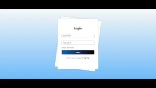 Animated Login Form Using HTML CSS and JavaScript | login form with source code