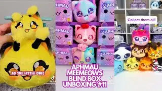 ASMR + LOFI APHMAU MEEMEOWS BLIND BOX UNBOXING #11 | SAFARI, MYSTERY, RESTAURANT, HOLIDAY, RARE PULL