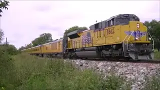 Union Pacific Business Train on Canadian Pacific in Iowa