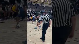 Freshman phenom Justus Holt steal, good dribbling, good outlet! Lincoln high basketball