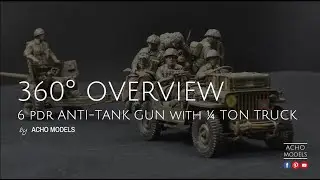 British 6 pdr Anti-Tank Gun with &frac14; Ton Truck 1/35