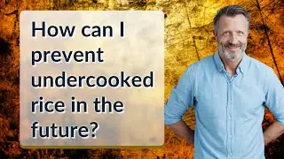 How can I prevent undercooked rice in the future?