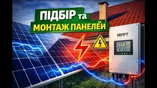 Сонячні панелі: підбір, розрахунок та монтаж на даху