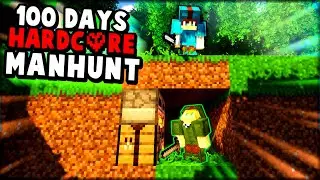 Я выжил 100 дней в Minecraft Manhunt