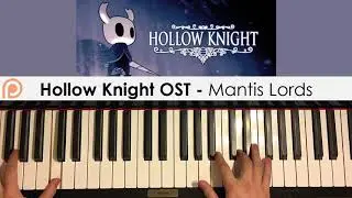 Hollow Knight OST - Mantis Lords (Piano Cover) | Patreon Dedication #185