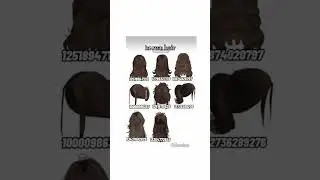 Brookhaven Brown Hair Codes #brookhaven #robloxcodes #roblox