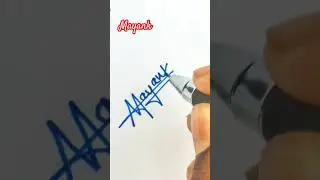mayank easy name signature #calligraphy #mayank #signature