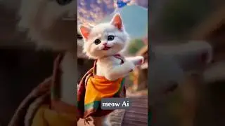 cute kitten dance | meow Ai video | cat dance | #cat #kitten #meowai #funny #catshorts #shorts
