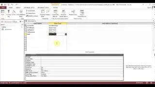 Microsoft Access 2013/2016 pt 1 (Tables)