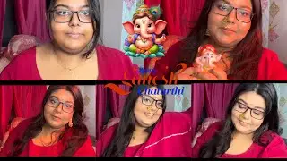 Ganesh Chathurthi special Marathi mulgi makeup look ❤️🪷#ganeshchaturthi #marathimulgi 