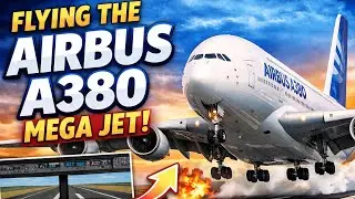 PILOTING THE WORLD'S LARGEST JET! 👑 Airbus A380 Full Startup & Takeoff.