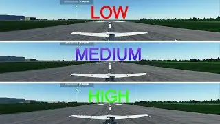 Microsoft Flight Simulator 2020 - Low vs Medium vs High GRAPHICS COMPARISON