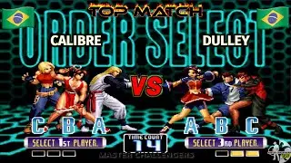 Calibre vs Dulley La Mejor Mary vs La Mejor Vice de Brasil KOF 2002
