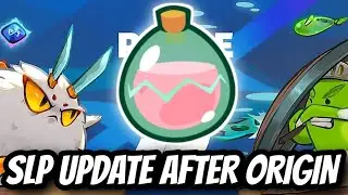 Axie Origin SLP Update after the Burning Mechanism Update