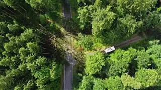 Unwetter Wald Sturmsch&auml;den Schwendi-Gutenzell 2021/06/26