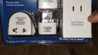 VOLTAGE, CONVERTER & 1600 Watt ADAPTER SET