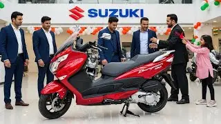 New 2025 Suzuki Burgman 180 REVEALED 😱🔥 180cc Power, Maxi Scooter Look | Full Details!