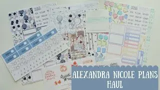 PLANNER HAUL | BIRTHDAY KIT! | ALEXANDRA NICOLE PLANS