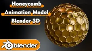 Honeycomb Animaiton And 3D Model #blendertutorial #animation #blender