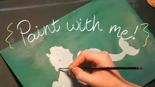 paint a kelpie with me! ♘ || gouache speedpaint ༄.&deg;⋆˚࿔