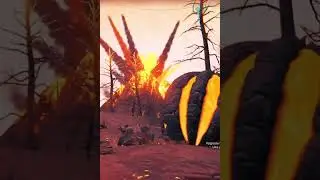 Volcanic Eruption Effects Look Great! (No Man's Sky) #shorts