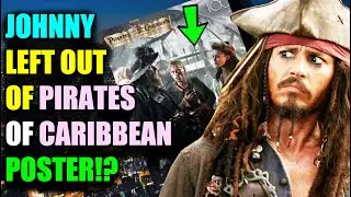 Johnny Depp Left Out of Pirates of the Caribbean Re-release Poster?