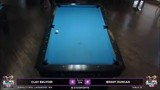 CLAY BELVOIR vs BRENT DUNCAN - PENALTY BOX - TABLE 10 | EvoSports