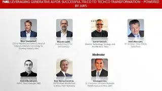 PANEL: Leveraging Generative AI for Successful Telco to Techco Transformation – Powered by AWS