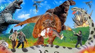 Last Blockbuster T-rex Chase All Parts | Jurassic Park Fan Made Movie | Dinosaur Video