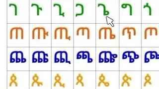 ክፍል 3: አማርኛ ፊደላትን ማጥናት ከ (ገ--ፐ)  !!!