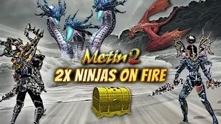 SOLO🔥MELEY➕HYDRA🔥mit 2x NINJAS ✦ Metin2 DE Azrael